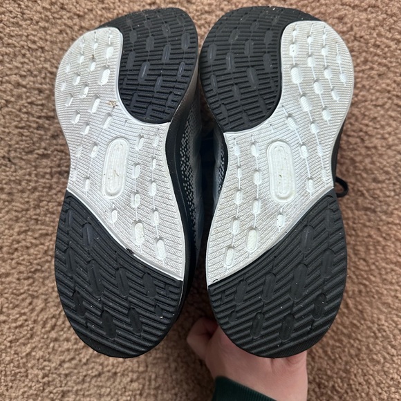 Adidas Ultrarun 5 Black and White Athletic Sneakers - Picture 5 of 5